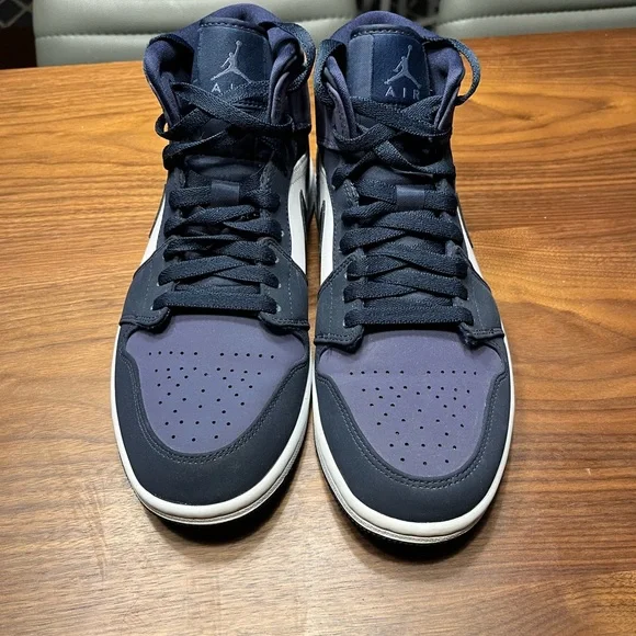 Shoes Nike Air Jordan Mid Obsidian Sanded Purple Poshmark
